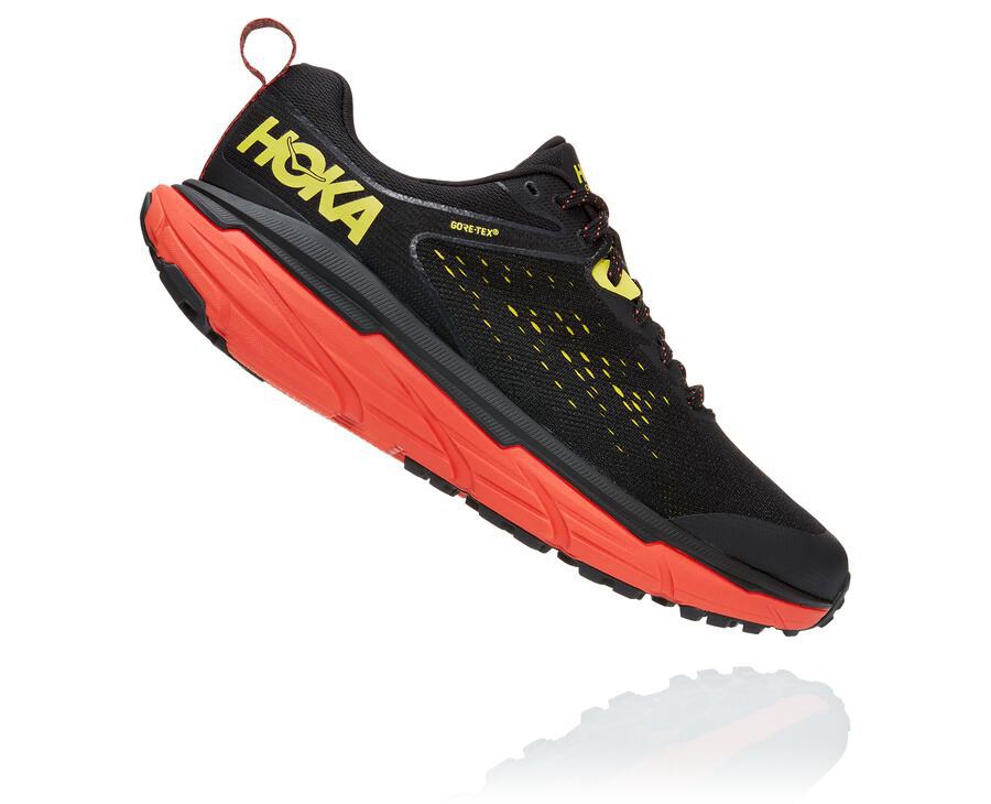 Hoka One One Trailove Tenisky Panske Čierne/Červené - Challenger ATR 6 GORE-TEX - 46715-LGEB